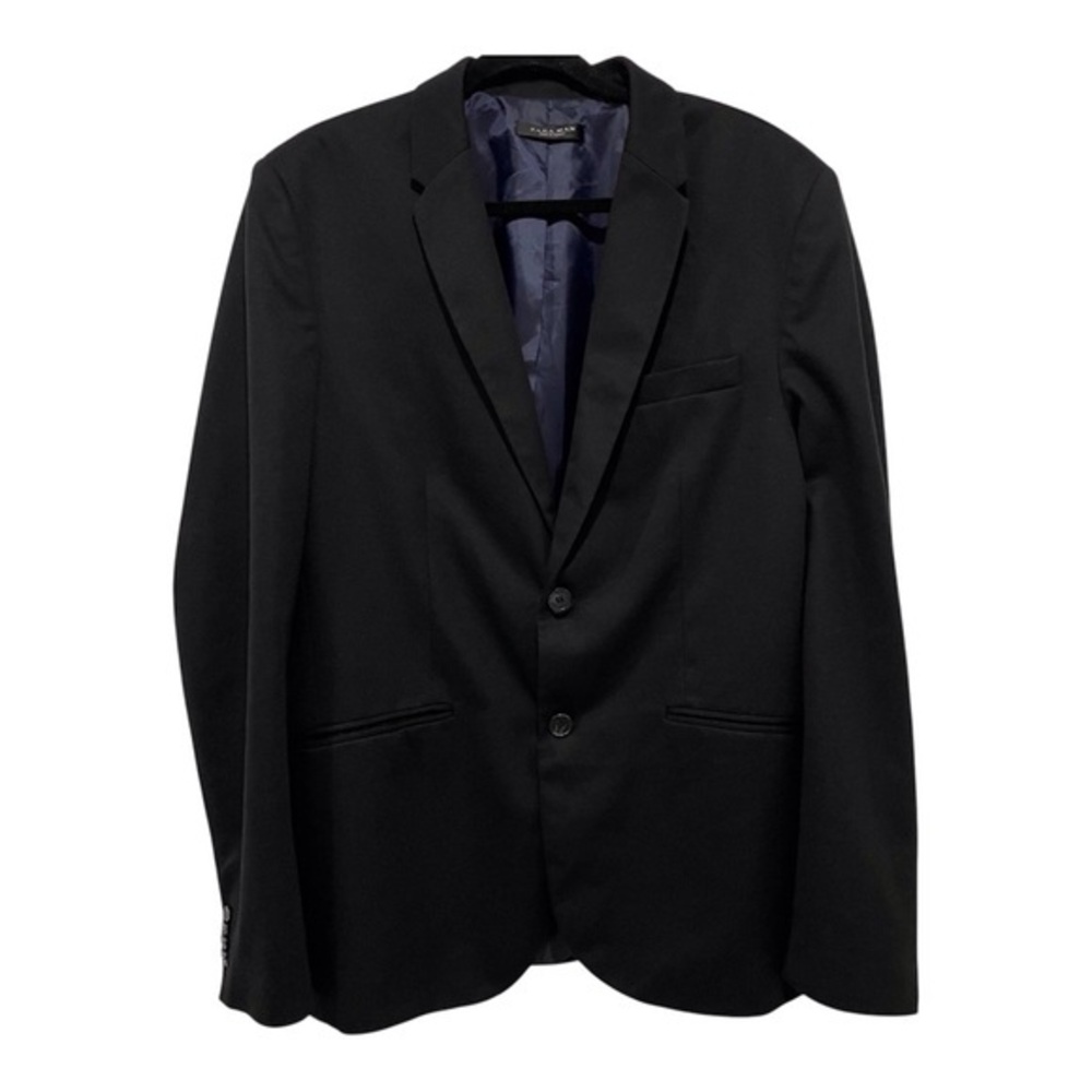 Zara Man Basic Collection Blazer XXL Classic Black, Like New, Minimalist Design